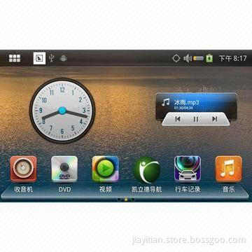 Car Central Multimedia Player for Toyota Avalon with Google's Android System, 800 x RGB x 480 Pixels